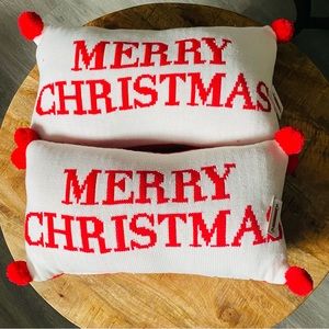❌SOLD❌New with tags pair of Christmas pillows